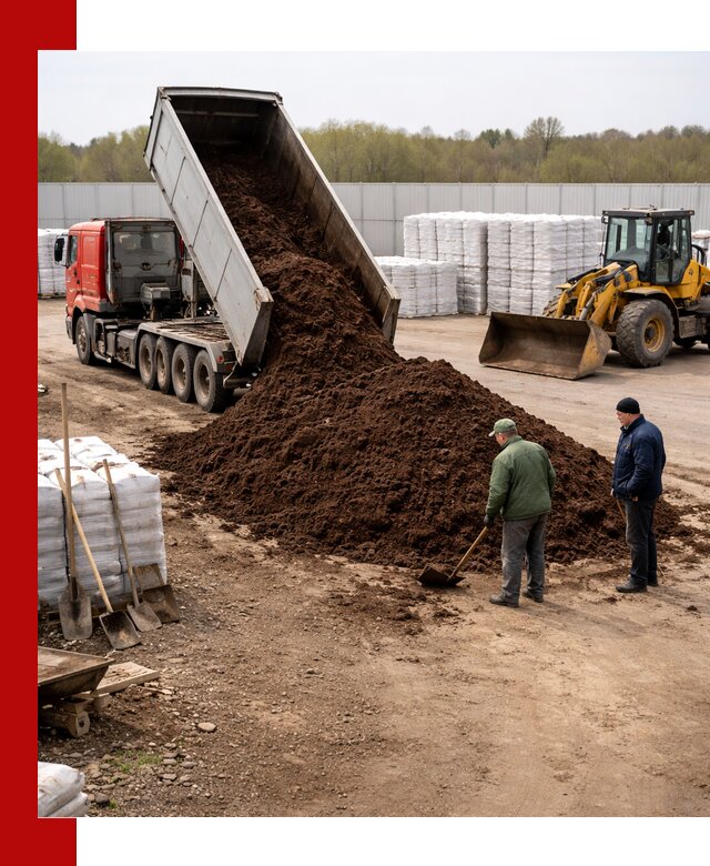 Доставка торфяных смесей оптом и в розницу в Ейске