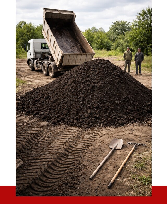 Купить чернозем навалом в Ейске от 1237 р. за куб | ПРОНЕРУДЕск