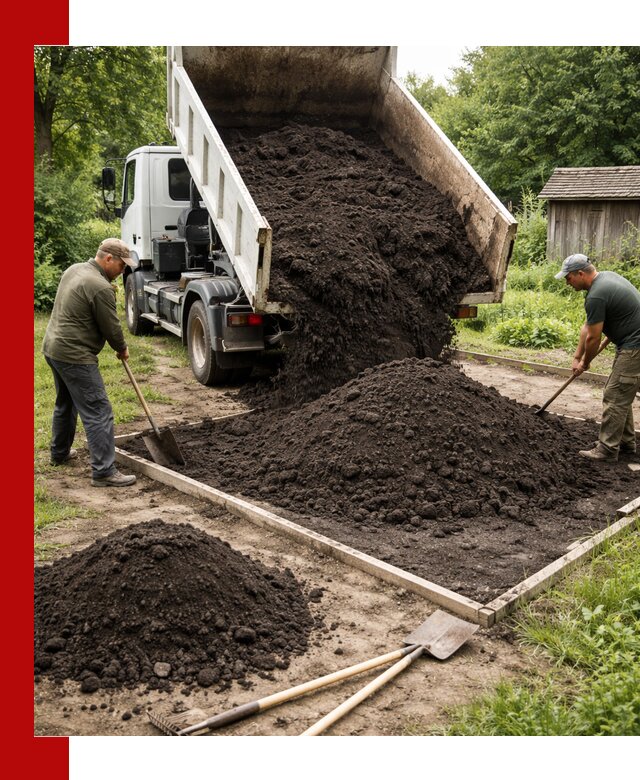 Купить чистый чернозем для огорода с доставкой в Ейске