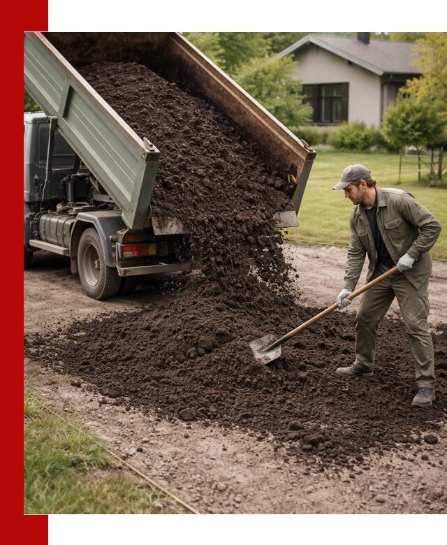 Чернозем для газона с доставкой в Ейске быстро и качественно