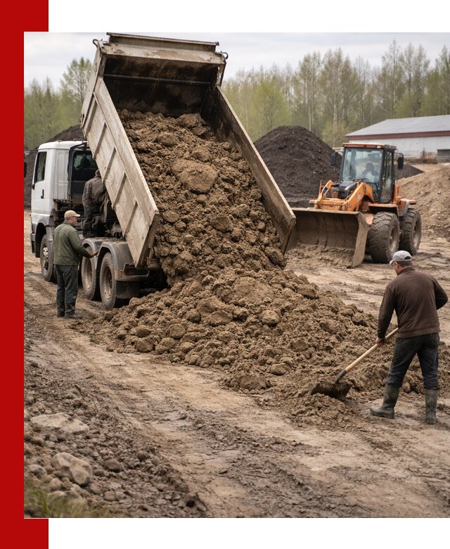 Доставка глин и суглинков в Ейске оптом и вкрай