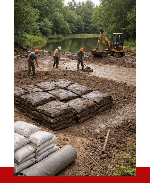 Купить глину для пруда в Ейске от 4638 р. с доставкой | ПРОНЕРУДЕск