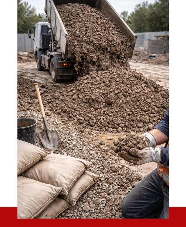 Купить глина для засыпки в Ейске от 1237 р. за куб | ПРОНЕРУДЕск