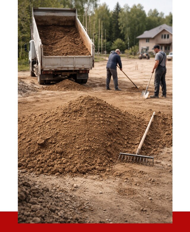 Суглинок для планировки в Ейске с доставкой от 4329 р. | ПРОНЕРУДЕск