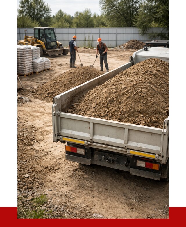 Супесь с доставкой в Ейске от 2525 р. за куб | ПРОНЕРУДЕск