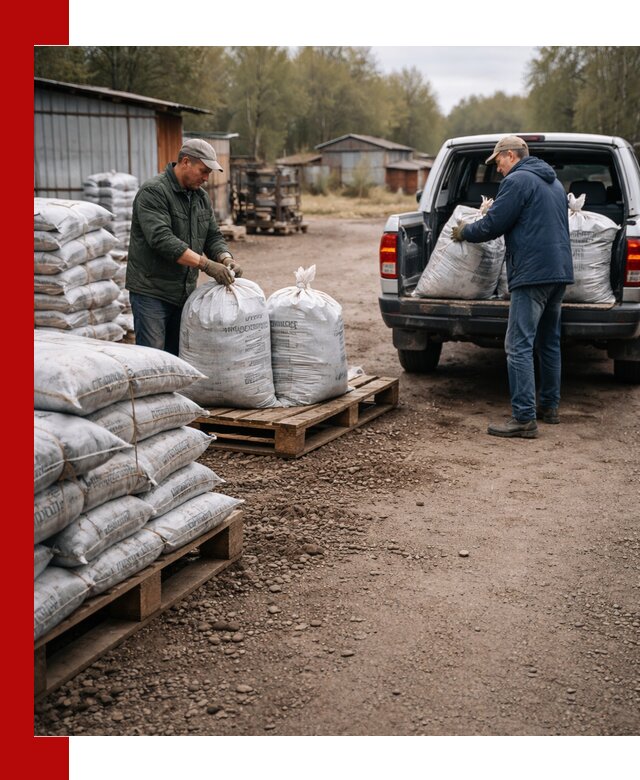 Купить конский навоз в мешках с доставкой в Ейске