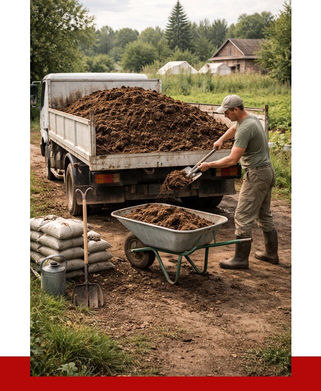 Купить коровий навоз с доставкой в Ейске от 1855 р. | ПРОНЕРУДЕск