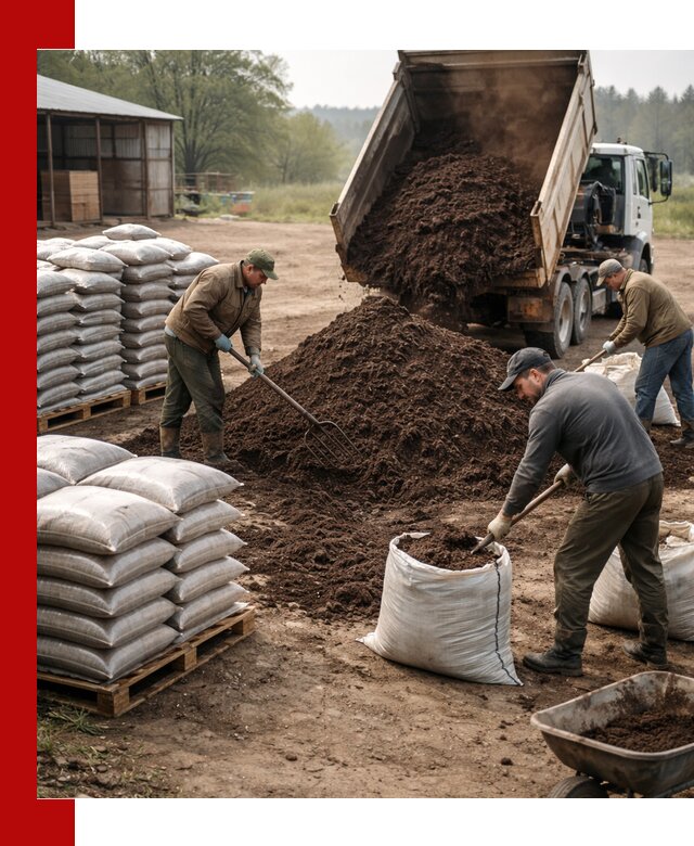 Доставка компоста оптом и в розницу в Ейске