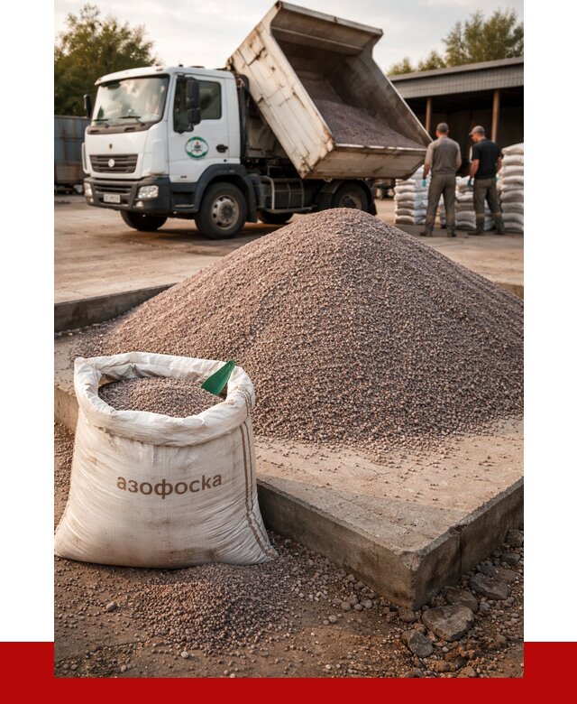 Купить азофоска в Ейске с доставкой от 1237 р. за куб | ПРОНЕРУДЕск