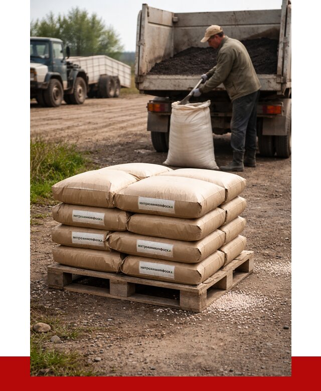 Купить нитроаммофоска в Ейске от 4329 р. за куб | ПРОНЕРУДЕск