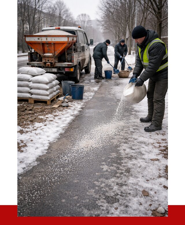 Реагент против гололеда в Ейске с доставкой от 4638 р. | ПРОНЕРУДЕск