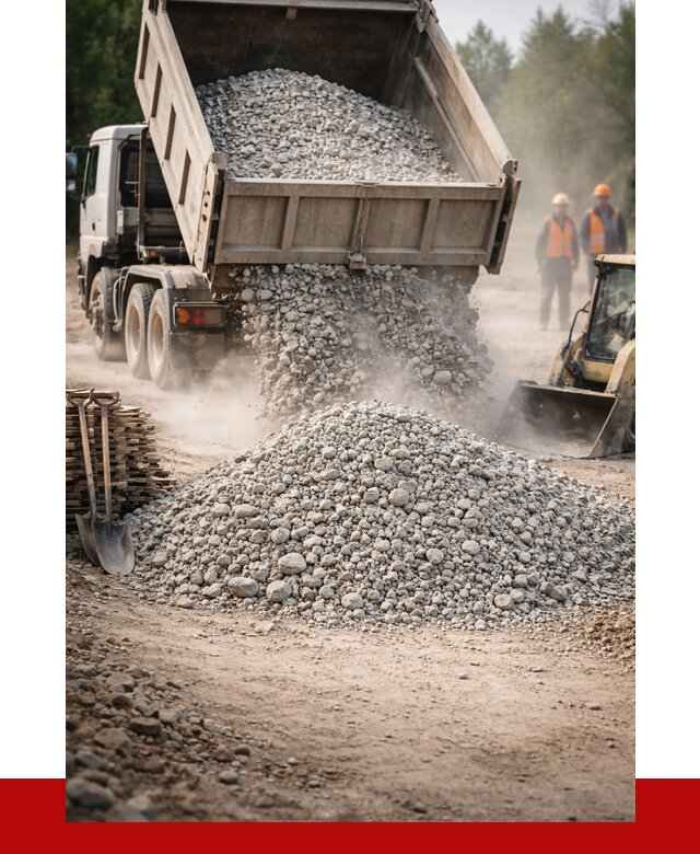 Купить дробленый бетон в Ейске от 1752 р./куб | ПРОНЕРУДЕск