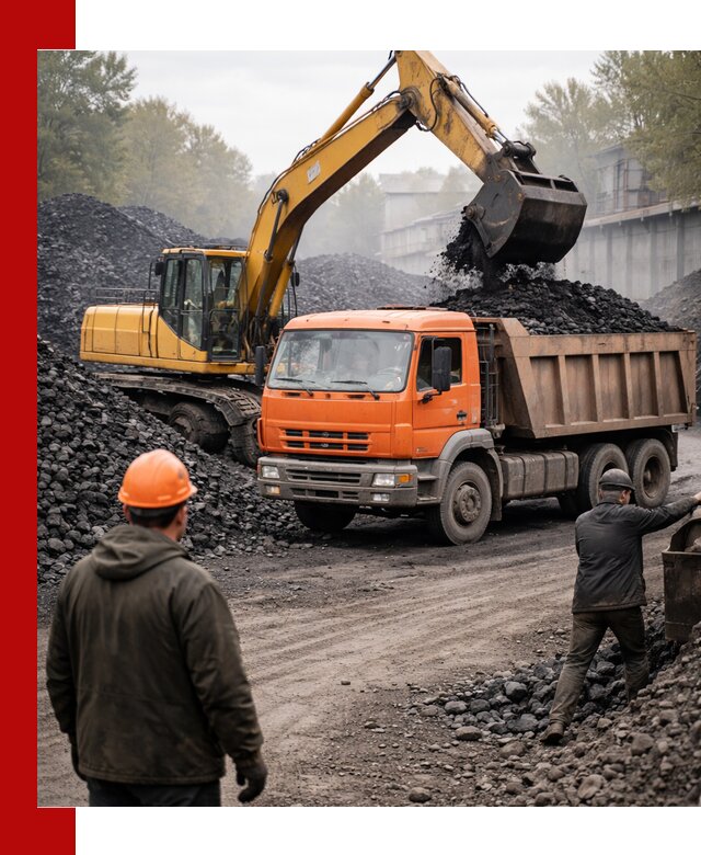 Доставка угля автотранспортом в Ейске быстро и выгодно