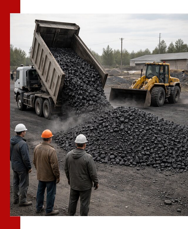 Доставка угля антрацита в Ейске с самосвалами и погрузкой