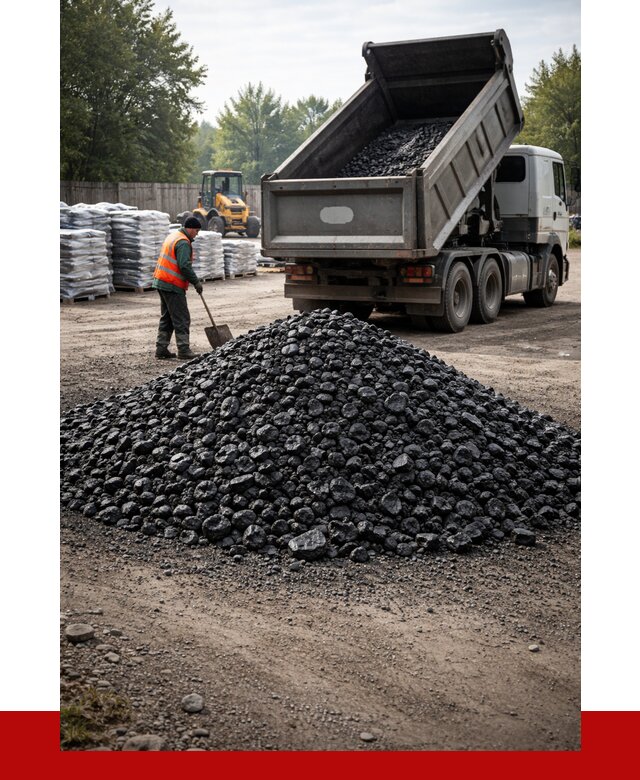 Купить уголь орех в Ейске с доставкой от 7730 р. | ПРОНЕРУДЕск