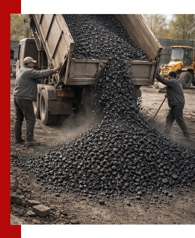 Доставка угля семечка самосвалами в Ейске