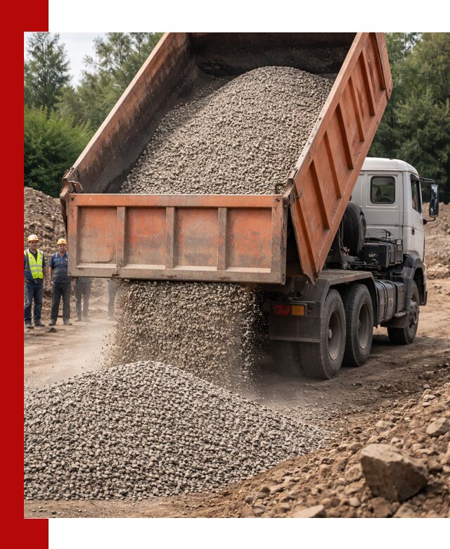 Доставка сыпучих материалов самосвалом в Ейске быстро и надежно