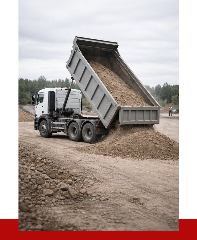Доставка самосвалом 15 кубов в Ейске от 6699 руб. | ПРОНЕРУДЕск