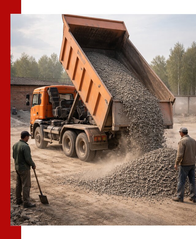 Доставка самосвалом 20 м3 в Ейске быстро и надежно