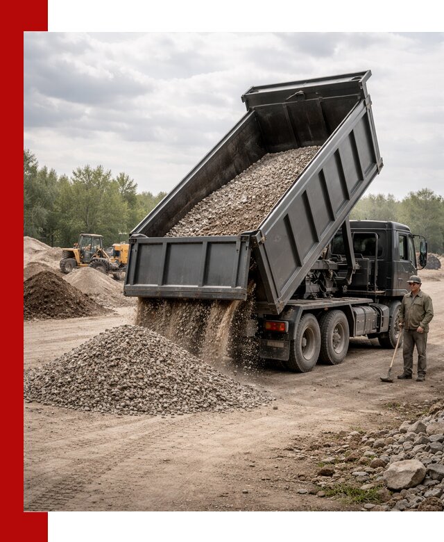 Доставка самосвалом 30 м3 по выгодным ценам в Ейске