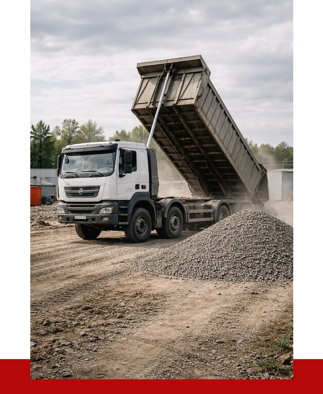 Доставка самосвалом 40 кубов в Ейске от 9275 р. | ПРОНЕРУДЕск