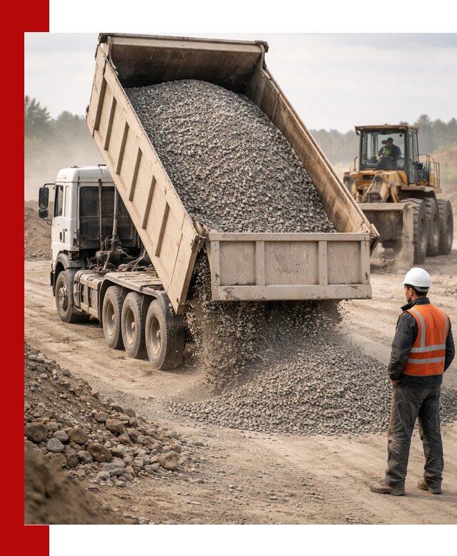 Доставка самосвалом 40 кубов цемента и сыпучих в Ейске