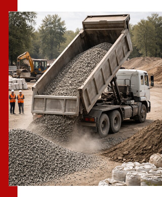 Аренда самосвала в Ейске для доставки сыпучих и нерудных материалов