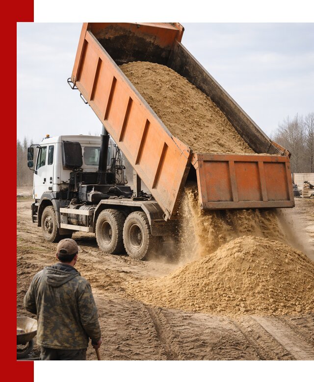 Аренда самосвала 20 тонн для перевозки грузов в Ейске