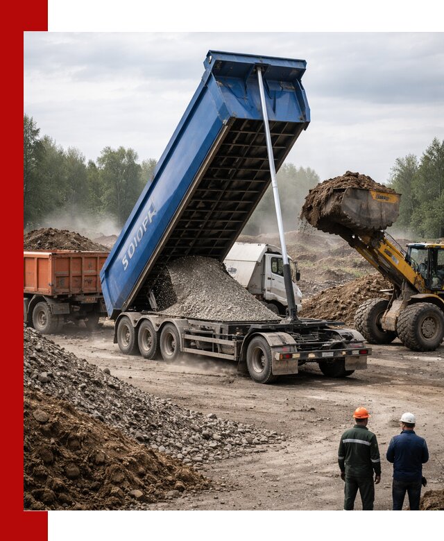 Аренда тонар 40 тонн в Ейске с доставкой материалов