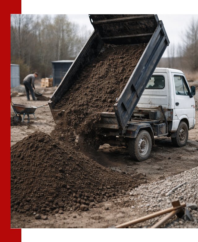 Аренда минисамосвала в Ейске для доставки сыпучих материалов