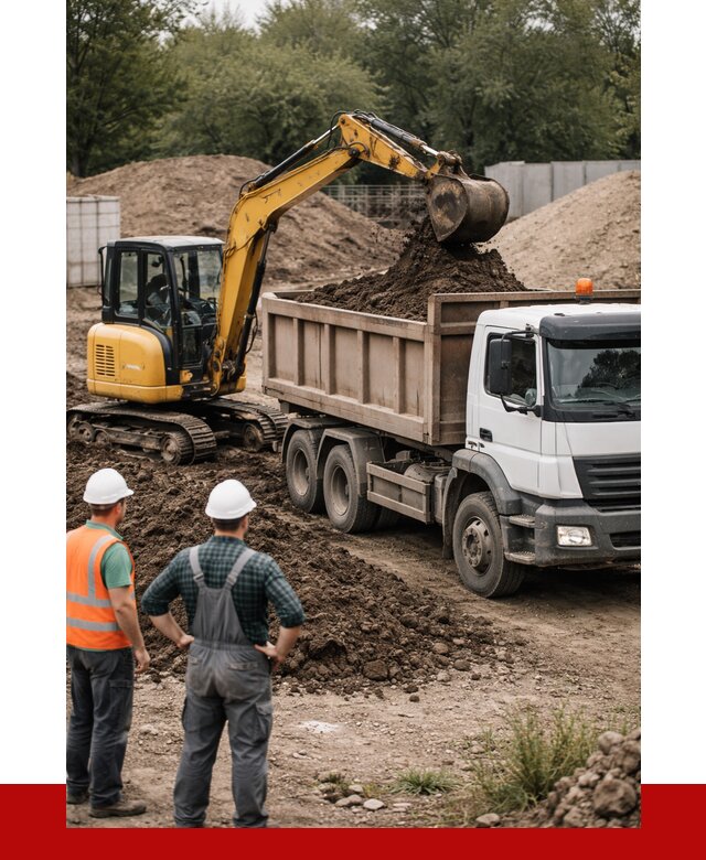 Вывоз грунта в Ейске от 4638 р. самосвалом | ПРОНЕРУДЕск