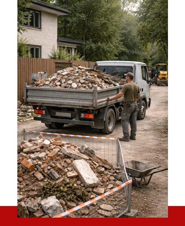 Вывоз строительного мусора с погрузкой в Ейске от 7730 р | ПРОНЕРУДЕск