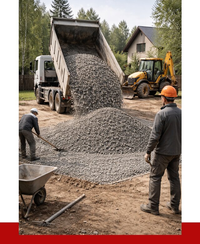 Отсыпка участка щебнем в Ейске от 6699 р. ПРОНЕРУДЕск